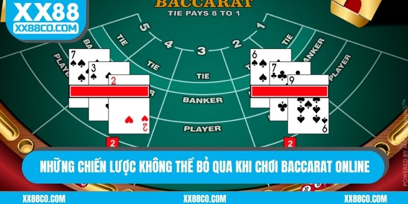 Những chiến lược không thể bỏ qua khi chơi baccarat online